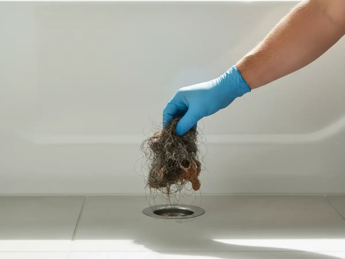 Bathtub drain cleaning for a slow tub in Sterling Heights MI